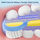 EASICUTI Soft Toddler Toothbrushes, Efficient 3 Sided Toothbrush, Baby Toothbrush 12 Months and up, Infant Toothbrush, Toddler Training Tooth brush for Ages 1-8 Years, Cleans All Sides-4 Pack (Patent) by TinyTreasures Baby Boutique