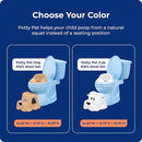Squatty Potty Kids Toilet Step Stool Set, Potty Pet Bear Cub Base with Training Seat by TinyTreasures Baby Boutique