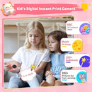 Rongta Kids Camera Instant Print, 1080P Kids Instant Cameras That Print Photos, Christmas Birthday Gifts for Girls Age 3-12, Video Camera Portable Toy for 3 4 5 6 7 8 9 10 Year Old Kids Girls(Pink) by TinyTreasures Baby Boutique