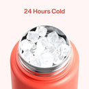 Insulated Water Bottle with Straw Stainless Steel Water Bottle, Leak-Proof, BPA-Free, Double Wall Vacuum Keeps Cold for 24 Hours for Sports, Travel, School (32 oz, Tawny Orange) by CozyNest Decor
