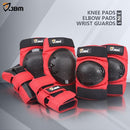 JBM Adult & Kids Knee Pads Elbow Pads and Wrist Guards for Inline Skating, Roller Skating, Skateboarding, Scootering by TinyTreasures Baby Boutique