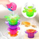 Bath Toys for 12 24 36 Months Babies, Bathtub Toys for Toddlers Kids Ages 1-3, 4-8, Waterfall Bath Toys for Boys and Girls, Small by TinyTreasures Baby Boutique