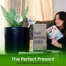 2 Pcs Iridescent Self Watering Globes, Glass Rainbow Plant Watering Globes, Self Watering Planter Insert, Automatic Plant Waterer Indoor, Plant Watering Devices, Plant Water Globes, Watering Bulb by GreenHaven Gardens
