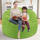 3FT Bean Bag Chair, Comfy Bean Bag Chairs with Memory Foam Filled, Fluffy Beanbag Sofa with Dutch Velvet Cover, Round BeanBag Chairs for Living Room, Playroom - Lime by TinyTreasures Baby Boutique