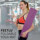 Foldable Yoga Exercise Mat – Lightweight, Anti-Slip, and Easy to Store for Yoga, Pilates, Home Workouts, and Floor Exercises by TinyTreasures Baby Boutique