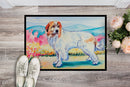 Great Pyrenees Doormat Indoor Outdoor 24H X 36W Front Door Mat Rugs for Entryway, Non Slip Washable Low Pile,
