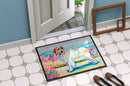 Great Pyrenees Doormat Indoor Outdoor 24H X 36W Front Door Mat Rugs for Entryway, Non Slip Washable Low Pile,