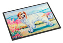 Great Pyrenees Doormat Indoor Outdoor 24H X 36W Front Door Mat Rugs for Entryway, Non Slip Washable Low Pile,