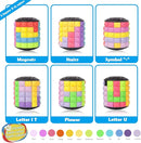 R.Y.TOYS Rotate and Slide Puzzle-Design Patent,Fidget Toys(Restore/Create)-12 Colors,5 Layers-Open Cover for Quick Play,Brain Teaser,Sensory Toys,Stocking Stuffers,Easter Basket Stuffers Essentials by TinyTreasures Baby Boutique