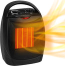 GiveBest Portable Electric Space Heater, 1500W/750W Ceramic Heater with Thermostat, Heat Up 200 Square Feet in Minutes, Safe and Quiet for Office Room Desk Indoor Use by CozyNest Decor