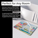 Great Pyrenees Memory Foam Kitchen Mat Machine Washable Anti-Fatigue Cushion Comfort Bath or Kitchen Rug