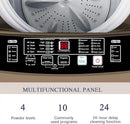 Full Automatic Washing Machine with LED Display, 17.7 lbs Portable Washer Drain Pump, 10 Programs & 8 Water Levels Selections, Ideal for RV, Camping, Apartment, Dorm, Gold by CozyNest Decor