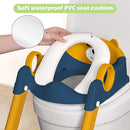 Toilet Seat, Potty Training Seat for Toddler, Upgraded 2-in-1 Potty Toilet Training for Boys and Girls,Waterproof Cushioned Mat with Non-slip Step Stool by TinyTreasures Baby Boutique