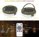 Solar Camping String Lights, 39.4FT Waterproof Camping Lights with 8 Lighting Modes, Rechargeable Outdoor Camp lamp 2 in 1with Remote Control, Portable Tent Lantern for Hiking, Yard, Party Decor by GreenHaven Gardens