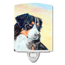 Bernese Mountain Dog Ceramic Night Light Compact, UL-Certified, Ideal for Bedroom, Bathroom, Nursery, Hallway, Kitchen, 6x4x3, Multicolor