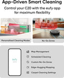 eufy Robot Vacuum Omni C20, Robot Vacuum and Mop Combo, Self Emptying, Auto Mop Washing and Auto Drying for Hands-Free Cleaning, 7000 Pa Powerful Suction, 3.35-Inch Design, All-in-One Station by CozyNest Decor