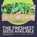 Organic Herb Seeds Variety Pack - 16 Individual Packs - 2025 Season - Basil, Cilantro, Dill, Thyme, Parsley and More! for Indoor & Outdoor Planting (Non-GMO, Certified Organic) by GreenHaven Gardens