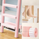 Bunk Bed Ladder Pads,Self-Adhesive Bunk Bed Ladder Cover Foam Padding,Traction Treads for Stair Steps,Soft Extra-Wide Edge Protector,Furniture 6.5 Ft Pink by TinyTreasures Baby Boutique