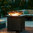 BALI OUTDOORS 50000 BTU Propane Fire Pit with Lid, 28 inch Fire Pit Table Outdoor, Black Firepits for Outside Backyard, Patio by GreenHaven Gardens