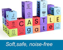 BOHS Foam Learning Blocks - Number,Alphabet,Shapes,Sight Words - Quiet,Safe and Soft Stacking Toys for Toddlers,30pcs,1.96 in(5cm)/Piece by TinyTreasures Baby Boutique
