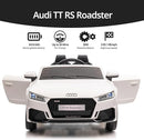 Kids Electric Car, Licensed Audi 6V Kids Ride on Toy Car for Toddlers with Remote - White by TinyTreasures Baby Boutique