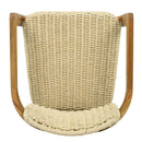 Outdoor Accent Armchairs For Patio (Set of 2) - Natural / Teak