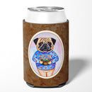 Pug Valentine's Hearts Can or Bottle Hugger 7132CC