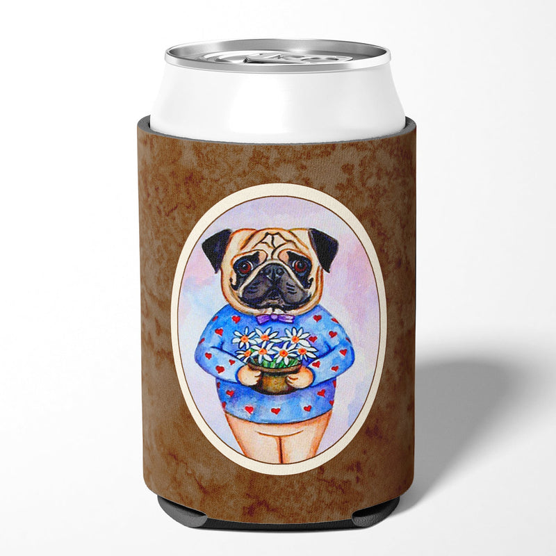 Pug Valentine's Hearts Can or Bottle Hugger 7132CC