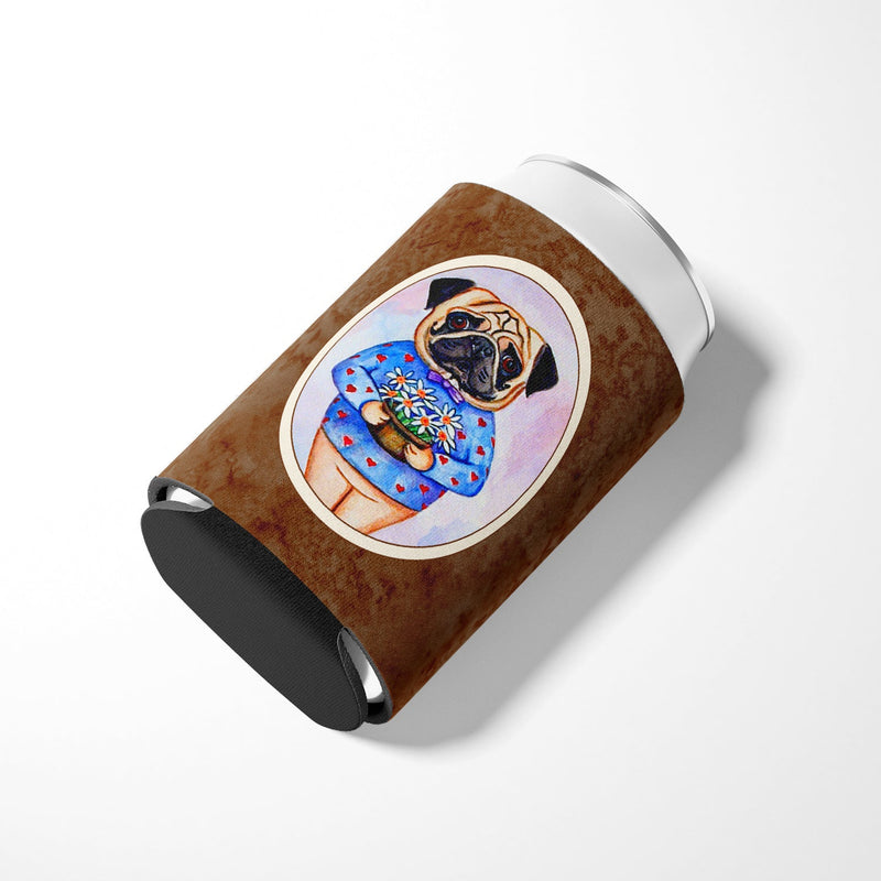 Pug Valentine's Hearts Can or Bottle Hugger 7132CC