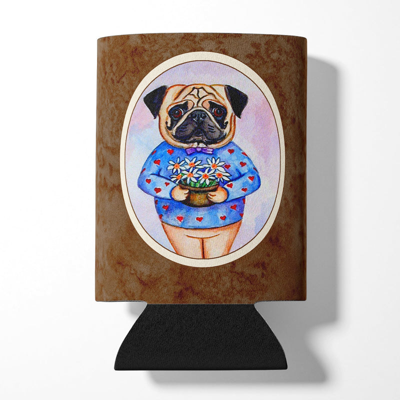 Pug Valentine's Hearts Can or Bottle Hugger 7132CC