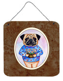Pug Valentine's Hearts Wall or Door Hanging Prints 7132DS66
