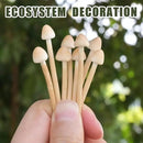 8-Pack Clay Mushrooms,Mini Fake Mushrooms,Handmade Small Mushroom,DIY Miniature Landscape Accessories,Miniature Fairy Garden Supplies,Desktop Miniature Ornaments,Christmas Decorations. by GreenHaven Gardens