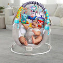 Baby Stroller Arch Mobile With Universal Clamps - Clip-On Activity Bar for Bassinet, Bouncer, Crib, Car Seat - Musical Infant Toys With Elephant Squeaker and Zebra Rattle by TinyTreasures Baby Boutique