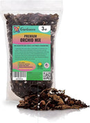 Organic Premium Orchid Soil Mix by Gardenera - Hand Mixed Classic Sphagnum Moss Potting Soil Mix - for Phalaenopsis Orchid - 3 Quart - Made in USA by GreenHaven Gardens