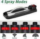 Lawn Sprinkler,Garden Oscillating Sprinkler,17 Brass Nozzles,Heavy Weight Thick and Sturdy Plastics Base with Metal Blocks,Up to 3600 Square Feet,Stable and Durable. by GreenHaven Gardens