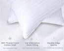 Threadmill Bed Pillows Queen Size Set of 2 | Soft Down Alternative Cooling Bed Pillow for Sleeping | Soft Pillows for Bed | 20x30 Hotel Pillow, Queen Pillows 2 Pack for Back, Stomach or Side Sleepers by CozyNest Decor
