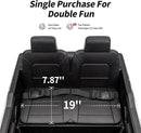 24V 10Ah Electric Police Car Ride on Toy for Big Kids, 4WD 2 Seater Kids Ride on Car SUV w/Remote Control, 4x200W Motors - Black by TinyTreasures Baby Boutique