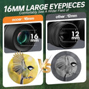 15x30 Compact Binoculars for Adults and Kids - Occer Large View High Powered Binoculars for Bird Watching - Lightweight Easy Focus Binocular with Low Light Vision for Outdoor Hunting Travel - Black by TinyTreasures Baby Boutique
