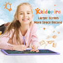 LCD Writing Tablet for Kids, Kidopire 15 Inch Large Screen Doodle Board, Colorful Drawing Writing Board Tablet Kids Age 3-12+ Birthday Erasable Drawing Pad Message Practice Note Learning Toys, Purple by TinyTreasures Baby Boutique