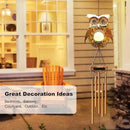 Wind Chimes Outdoor Indoor Decor: Birthday Gifts for Mom Grandma - Outside Lights for Garden Yard Patio Porch(Owl) by CozyNest Decor