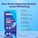 Whitebite Pro Upgraded Teeth Whitening Strips 28 Strips (14 Treatments) | Enamel-Safe | Deep Stains Removal | Non-Slip Design | Whitening Without Any Harm | Mint by CozyNest Decor