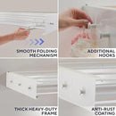 Foldable Wall Mounted Drying Rack 40 inch - Easy to Install Hanging Rack for Laundry Room - Space Saving Design with 66-lb Capacity - Perfect Drying Racks for Clothes Towels & More by CozyNest Decor