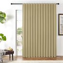 Joydeco Custom Blackout Curtains for Bedroom, 1 Panel Room Darkening Curtains & Drapes for Living Room Window Rod Pocket Back Tab (Custom Size,Beige) by TinyTreasures Baby Boutique
