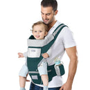 Baby Carrier Ergonomic Infant Carrier with Hip Seat Kangaroo Bag Soft Baby Carrier Newborn to Toddler 7-45lbs Front and Back Baby Holder Carrier for Men/Women Dad Mom by TinyTreasures Baby Boutique