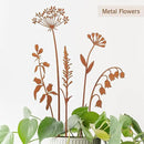 Metal Flowers for Outside,Decorative Garden Stakes,Flower Bed Decor Plant Stakes,Metal Art for Outside,Yard Art Outdoor for Lawn Yard, Walkway and Flower Garden by GreenHaven Gardens