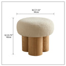 Versatile Mushroom Stool With Cushion by Unique Piece Furniture