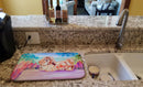 Shih Tzu Dish Drying Mat Absorbent Dish Drying Mat Pad for Kitchen Counter Dish Drainer Mat for Countertop, 14 x 21", Multicolor