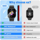 Kids Waterproof Smart Watch Boys Gift Age 3-12 with 39 Game HD Touch Screen Music Player Video Camera Pedometer Alarm Clock Birthday Gift for 6 7 8 9 Year Olds Black by TinyTreasures Baby Boutique