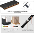 Fun Memories Floating Shelves - 16 Inch Rustic Black Wall Shelf - Wall Mounted Shelves for Wall Decor Storage - Wooden Shelves with Invisible Brackets for Living Room, Bedroom, Kitchen, 2 Pack by CozyNest Decor