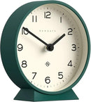 NEWGATE® M Mantel Echo Desk Clock | Modern Round Design | Eden Green | Easy to Read Numbers | Contemporary Style for Desk, Table, Shelf or Bedside by CozyNest Decor